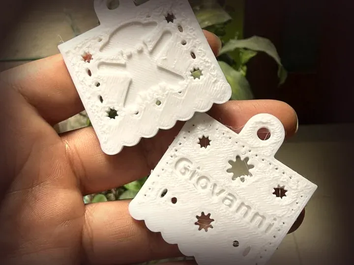 Papel picado personalizado impreso en 3D
